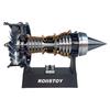 Rolls-Royce Turbofan Jet Engine Model Kit for Science Experiments & Fighter Jet Startup