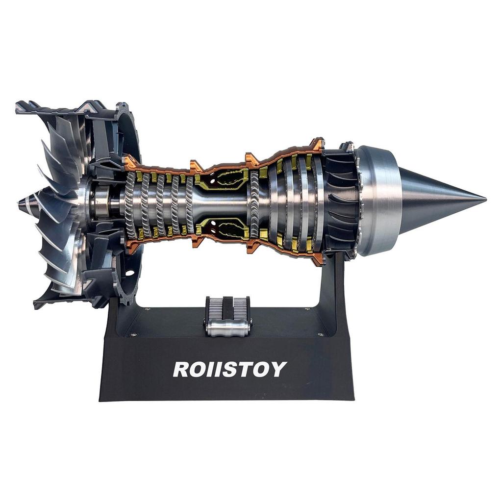 Rolls-Royce Turbofan Jet Engine Model Kit for Science Experiments & Fighter Jet Startup