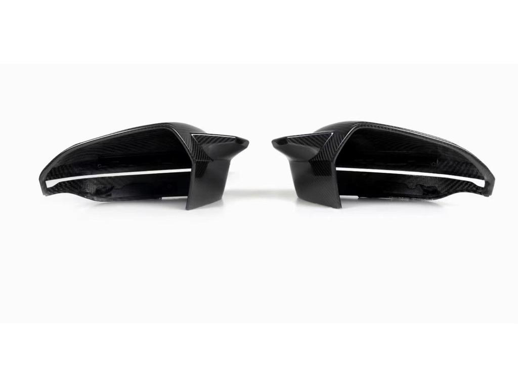 BMW 5 Series (G60/G68/G70) Carbon Rearview Mirror Cover - Gloss Black Finish