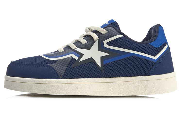 Li Ning Low top Kids  Skateboarding Shoes Navy Teenagers YKCQ176-5 32
