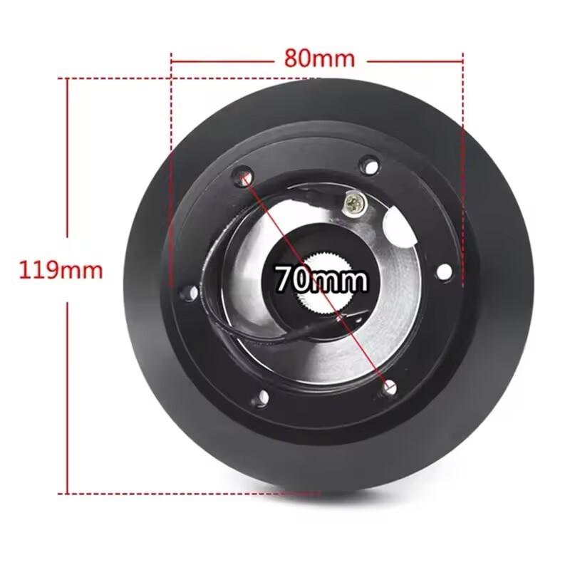 Racing Steering Wheel Short Hub Adapter Kit For BMW E30 3-/5-SERIES 318 325 528 M3 M5 84-90 HUB-KE30H