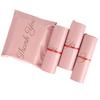 50Pcs THANK YOU Mailing Delivery Bag Pink Color Plastic Gifts Packing Shoe Bag Waterproof Express Mailer Courier Bag Organizer