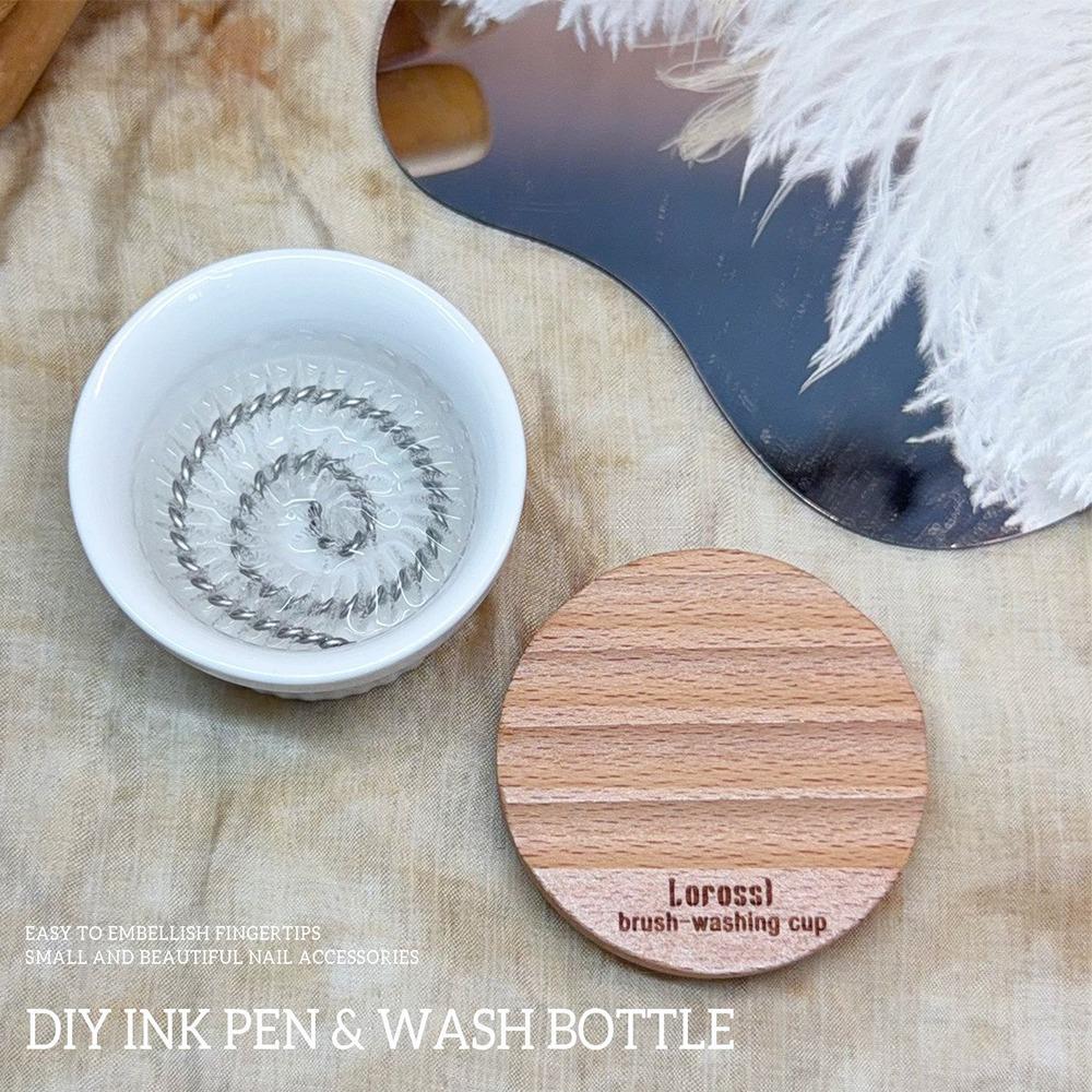Brush Filter Nail Manicure Filter Pen Cup Brush Cleaning Brush Cleaning Cup  for Nail Brush