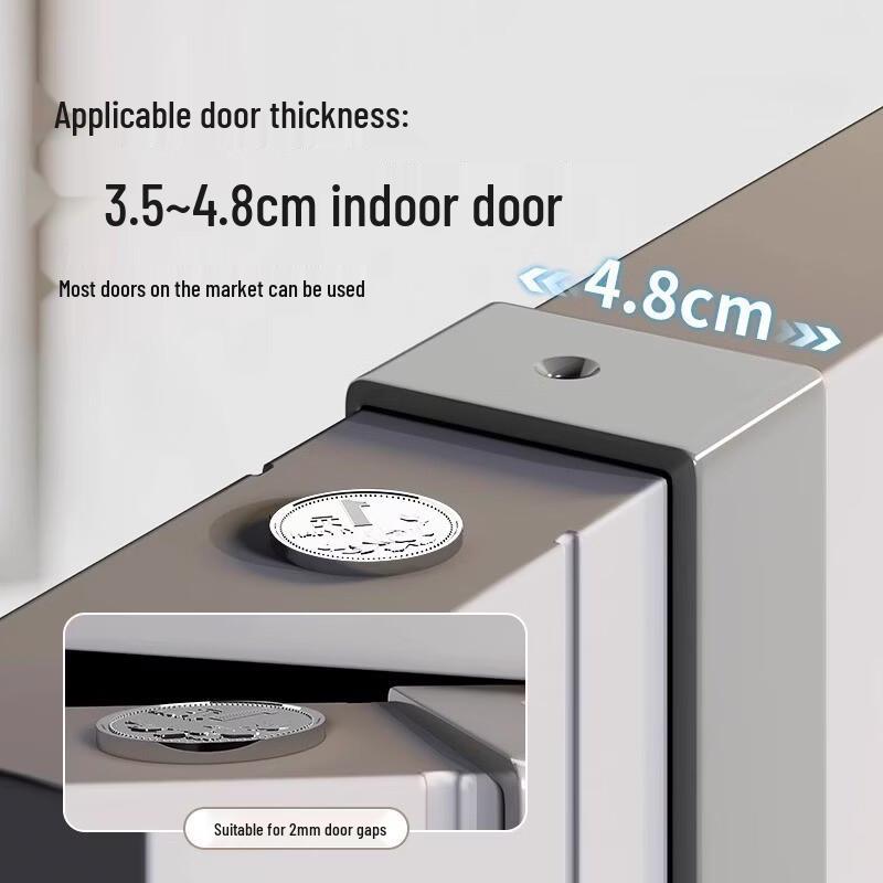 Space Aluminum Over-the-Door Hook Rack