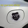 Car Sticker Creative Personality VIP Car Logo Car VIP Word Mark Side Mark Decorative Sticker Modified Metal Tail Mark Sticker