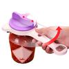 Strain-Free Jar Bottle Opener with Adjustable Capper Mechanism Easy Lid Removal Long Handle Non-slip Jar Cap Remover