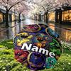 Custom Name Personalized Poppy Playtime Print Umbrella, Auto Open Close, 8‑Rib Sturdy Frame, Commute Camping Hiking Use, Birthday Gift