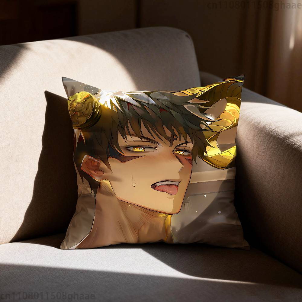 What In HELL Is Bad  Pillow Case Anti-dustmite Pillowcase Invisible Zipper Silky Short Plush Sofa Cushion Cover