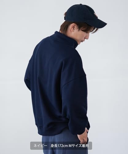 [IMPROVES] [SIDEWAYSTANCE] Uniform Fleece Half-Zip Sweatshirt