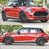 Auto Karomuster Seitenstreifen Aufkleber Für Mini Cooper R56 R50 R53 R61 F60 F55 F56 F54 F66 F65 J01 J05 Wasserdichte Türseitenaufkleber