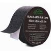 Black Stair 5cm X Strong and Safety Tape for Indoor and Outdoor Suitable for Ceramic Wood Cement and Construction Sites Anti-Slip Tape, 10.6m,