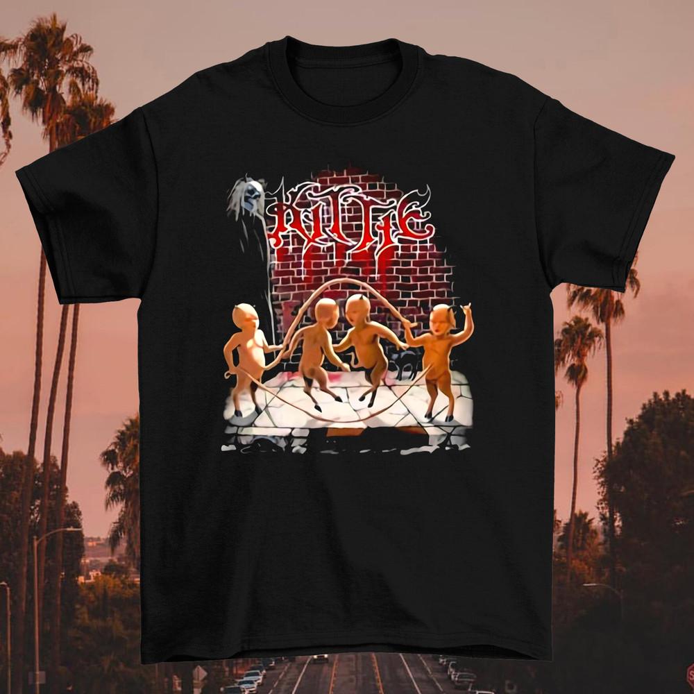 

Kittie Band Artwork Short Sleeve Black Full Size Men Women Classic Shirt MM017 Unisex T-Shirt XXXL