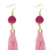 Hooked Long Tassel Earrings Women Bohemian Style Dangle Earring 12cm