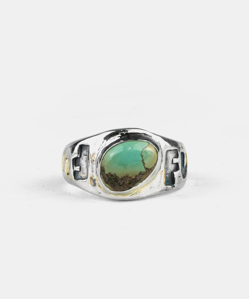 Sheen666 F-Word Turquoise Gold Custom Ring (Type A)