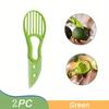 1pcs, 3-in-1 Avocado Slicer Shea Corer Butter Fruit Peeler Cutter Pulp Separator Plastic Knife Kitchen Vegetable Tools Home Accessory