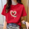 Short sleeved top for girls, Korean version T-shirt, women's clothing shirt, women's top, short sleeved T-shirt, women's clothing new style