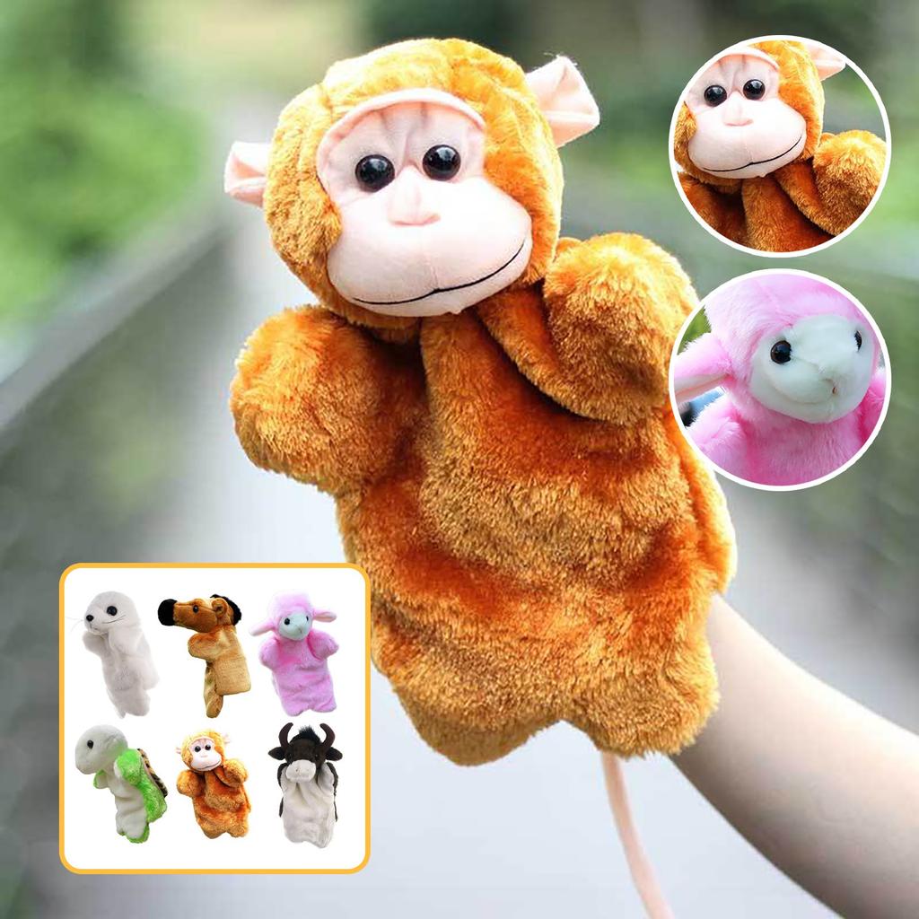 (orchis)Cute New Chubby Plush Toy Hand Puppet Doll Pendant
