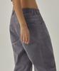 MAGOODGAN Farburn 4406 Contrast Double Knee Carpenter Wide Fit Grayish Purple Cotton Pants