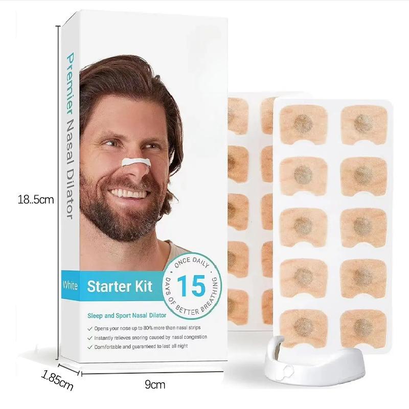 

Anti-Snoring Nose Clip Nasal Breathing Dilators Starter Kits Magnetic Nose Strips Increase Sports Air Intake Improve Sleeping