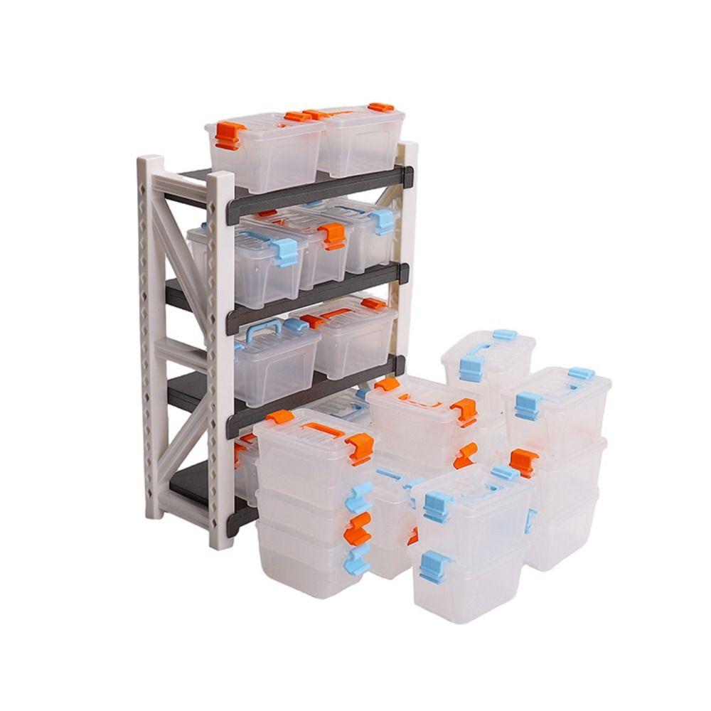 5pcs Waterproof Beading Storage Case Transparent Mini Storage Drawer Mini Storage Box  Ornament