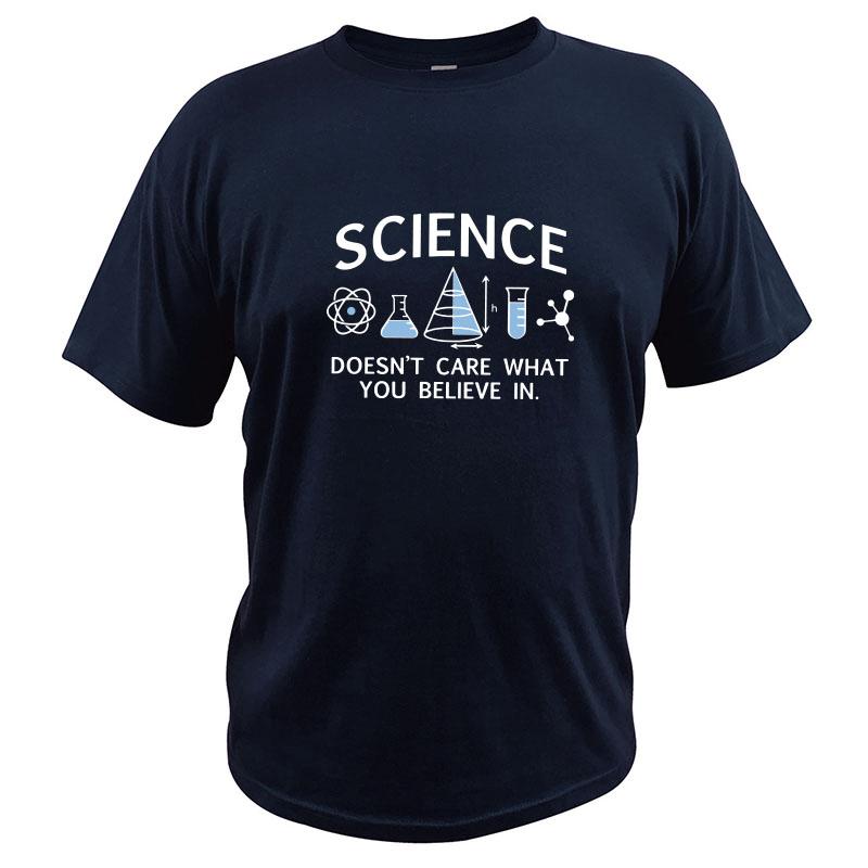 Eu Size 100 Cotton Science Doesn T Care What You Believe In Chemistry Bottle Nerd Design