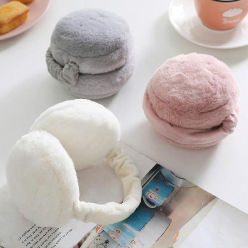 Macaron Folding Earmuffs Winter Accessories