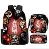 Set Zaino a 3 Pezzi Borsa a Tracolla Astuccio Slipknot Tessuto Oxford Per Materiale Scolastico