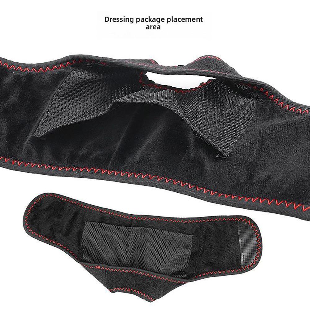 USB Electric Heating Foot Ankle Wrap Heated Ankle Brace Compression Heating Foot Pad Adjustable J5G1