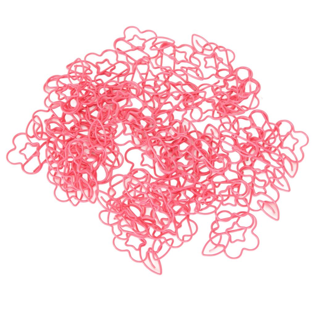 90 ks Kovové kancelářské sponky Kreativně roztomilé kancelářské sponky Malé přenosné kancelářské sponky pro studenty Kancelář