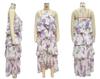 2026 Elegant Off-the-Shoulder Chiffon Fairy Print Evening Gown