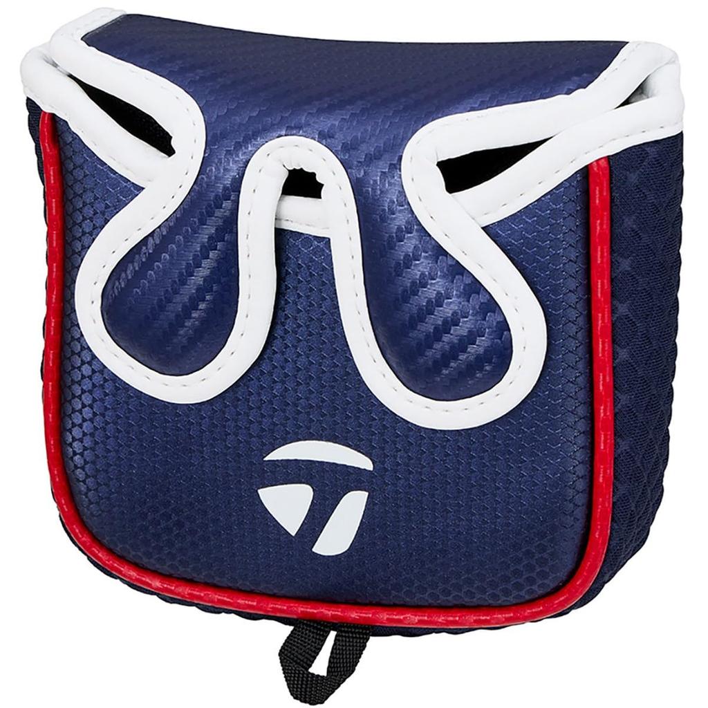 TaylorMade Austec Putter Cover Mallet, White/Navy/Red, Men's Headcover, 2015 Spring/Summer