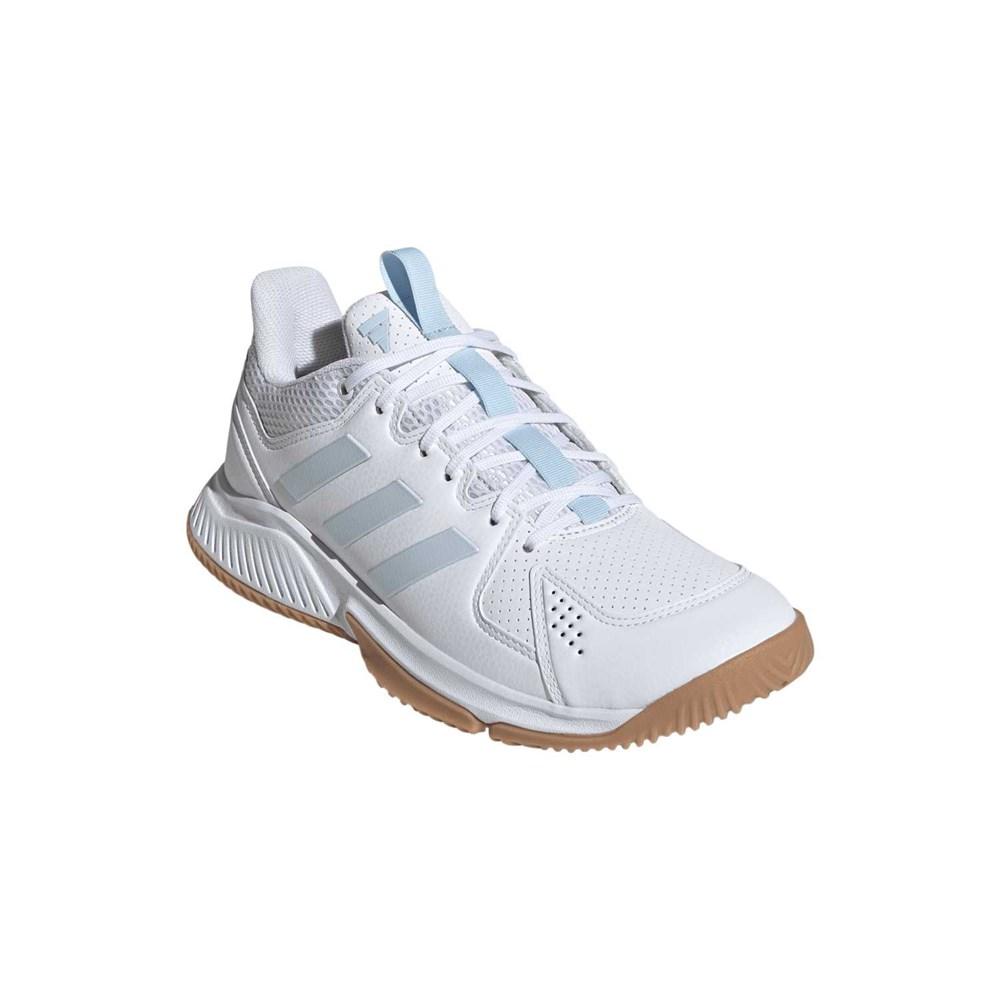 Adidas court flight sneakers breathable mesh White/Light Blue