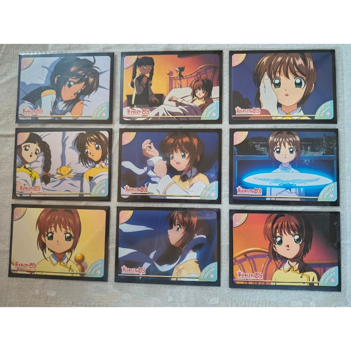 Used Cardcaptor Sakura the Movie Amada s PP Cards 9 pieces