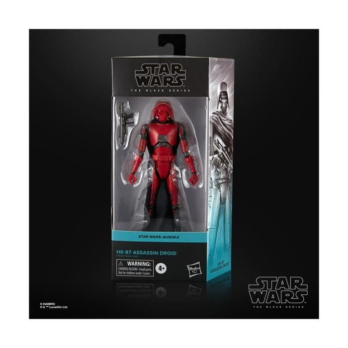 Figurine - hasbro - star wars : ahsoka black series - hk-87 assassin droid - 15 cm - intérieur