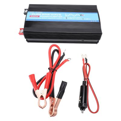 Pure Sine Wave Inverter 500W 12V DC To 120V AC Car Solar Power Converter With 2 USB Digital LCD