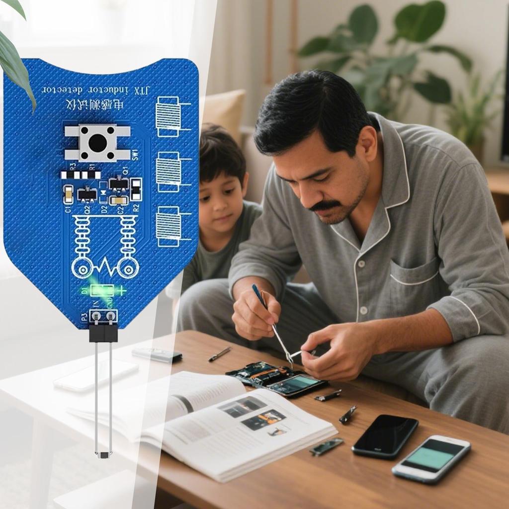 Inductor Detector Mobile Phone Diagnostic Detection Device Electronics Motherboard Coil Tester For Men Women Hobbyists