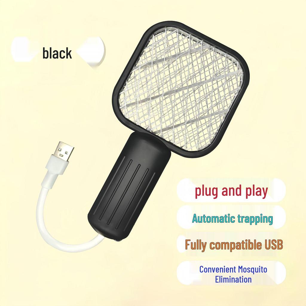 Electric Mosquito Killer Lamp: Dual-Function Purple Light Lure & Household Repellent for Portable Outdoor Protection.