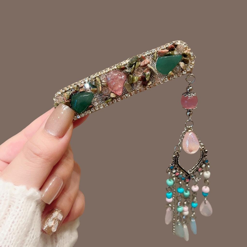 Rhinestone Hair Clip Dazzling Sparkling Hair Clip Crystal Hair Clip Chic For Special Occasions Formal Events Parties