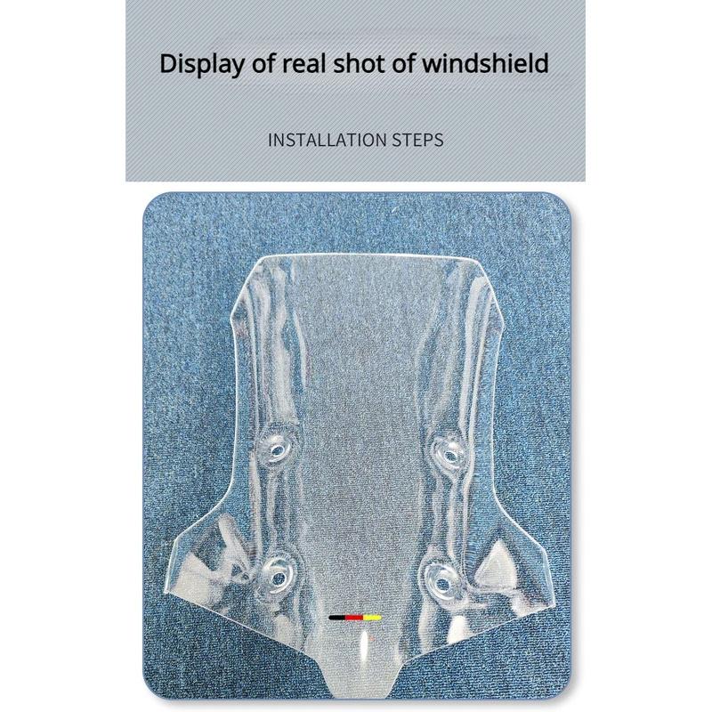 For VOGE  DS525X modified front windshield 525DSX heightening and widening imported windshield motorcycle accessories