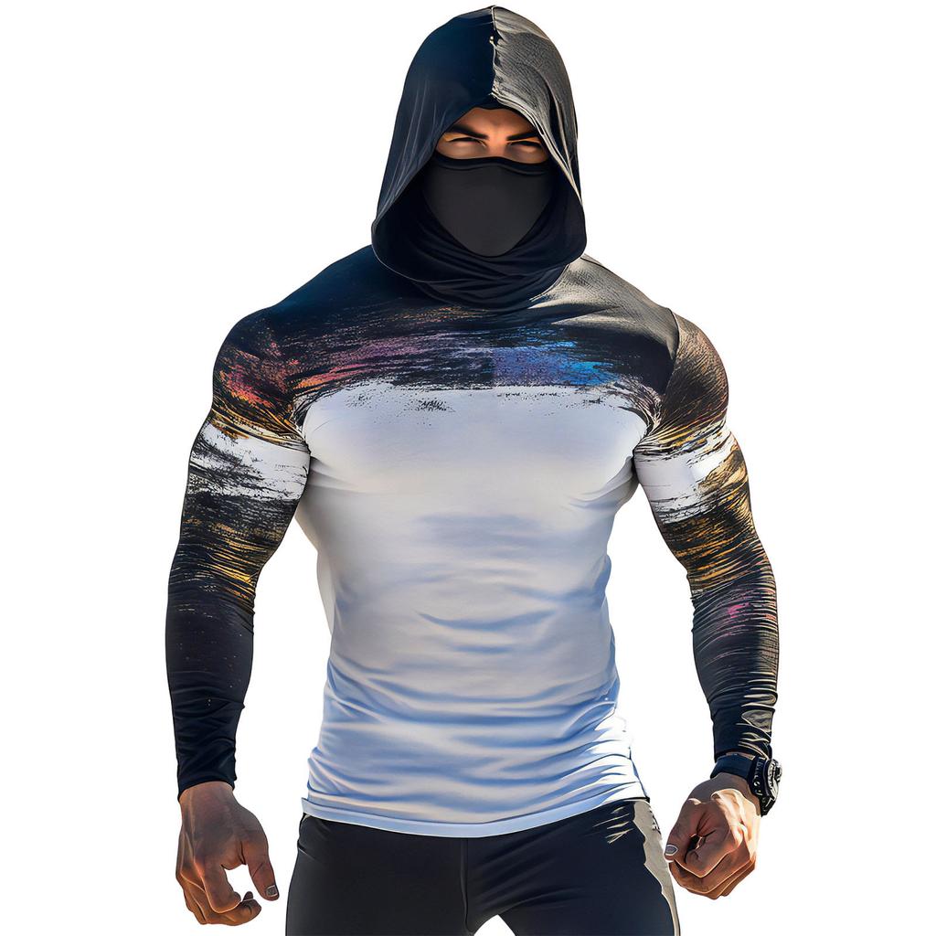 Fishing Shirts for Men with Hoodies for Men Design Sun Hoodie Long Sleeve Shirts for Men Fishing Shirt for Outdoor Activities