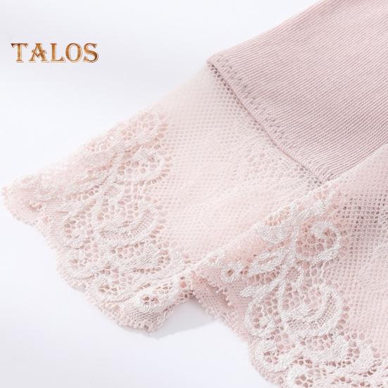 1 Set Damen Thermo-Unterwäsche-Set, Herbst/Winter, Spitze, V-Ausschnitt, Langarm, Hemd, Unterteil, lange Hosen, warme Basisschicht, Top, Leggings