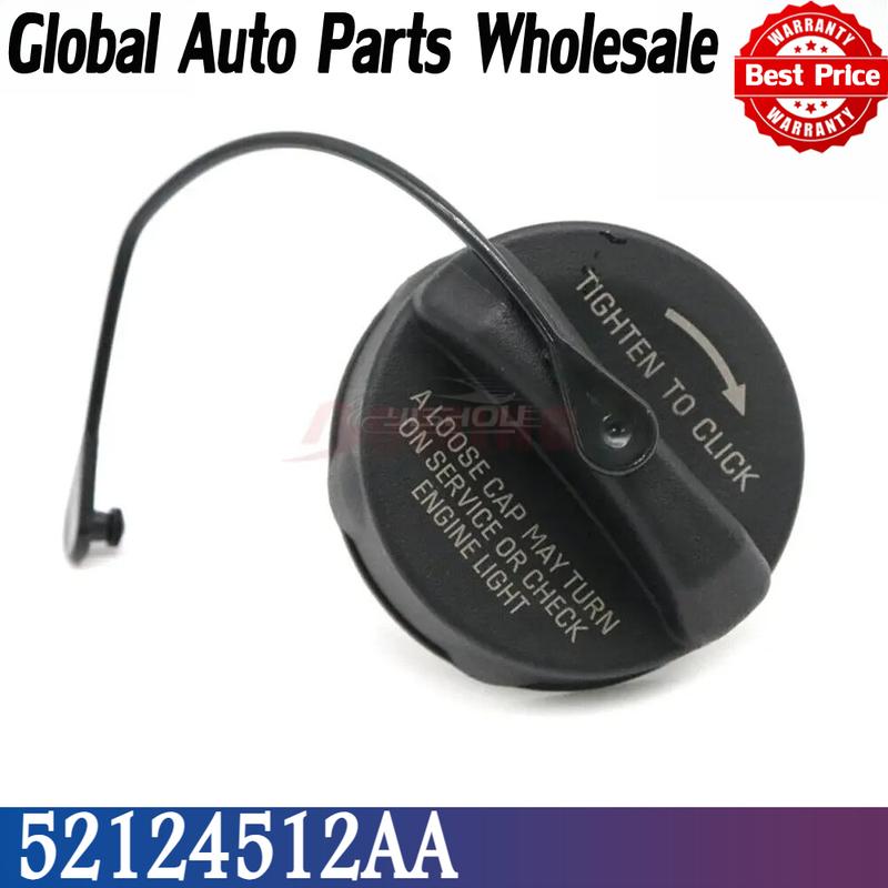 52124512AA New Non-Locking Fuel Tank Gas Filler Cap Covers Assembly For DODGE DURANGO CHRYSLER ASPEN JEEP LIBERTY COMMANDER