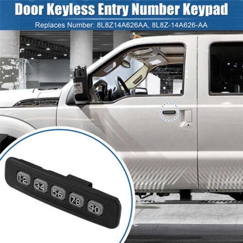 Durable-For Ford Lincoln F250 F350 F450 F550 Left Driver Door Keyless Entry Number Keypad Password Lock Switch 8L8Z14A626AA