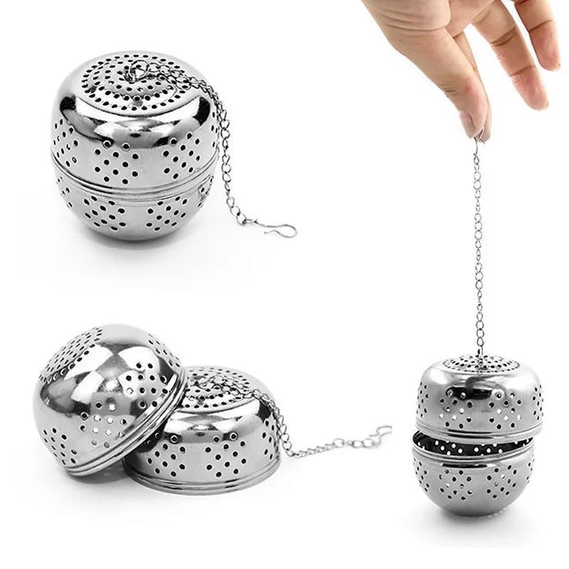 Egg-shaped Stainless Steel Tea Bag Spice Seasoning Ball Strainer Teapot Fine Mesh Coffee Filter Kitchen Tea Infusers