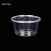 Disposable Round Transparent Food Containers