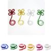 Christmas Tree Ornament 1.5M Tinsel Hanging Rattan Flashing Multicolor Colorful Ribbon Shapeable Gold Silver Wire Noel