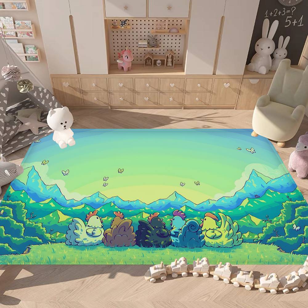 Anime Game Stardew Valley Kitchen Mat Nordic Style Bedroom Living Room Doormat Home Balcony Anti Slip Welcome Rug