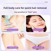 2 In 1 Women Electric Shaver Painless Rechargeable Hair Removal Epilator Portable Body Trimmer for Underarm Facial Mustache
