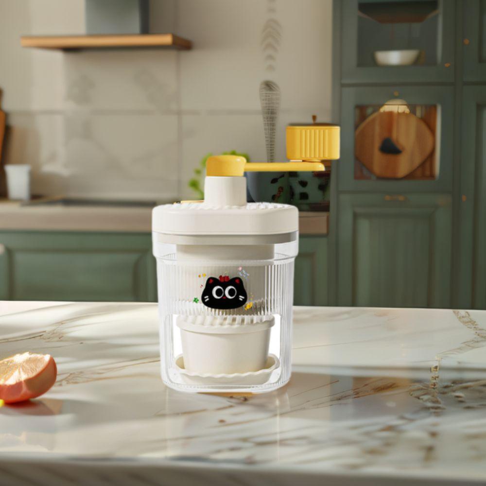 Manual Shaved Ice Machine Hand Crank Smoothie Maker Mini Ice Crushers  Dessert