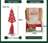 Weihnachtsbaum Wandteppich Set: DIY Handgemachtes Wandbehang- & Ornament-Set